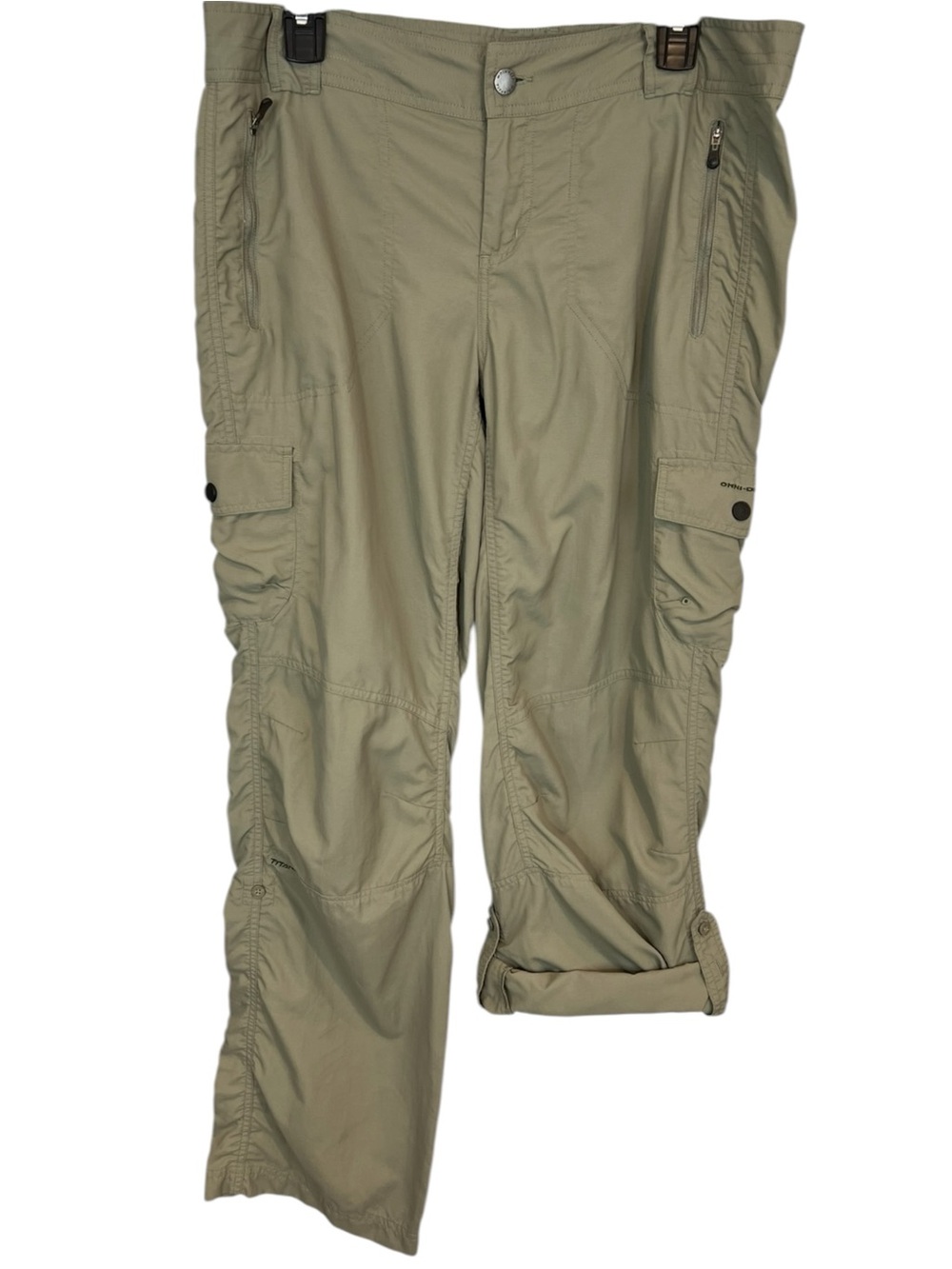 Columbia Titanium Roll Tab Cargo Trail Pants Women's Nylon Hiking Outdoor